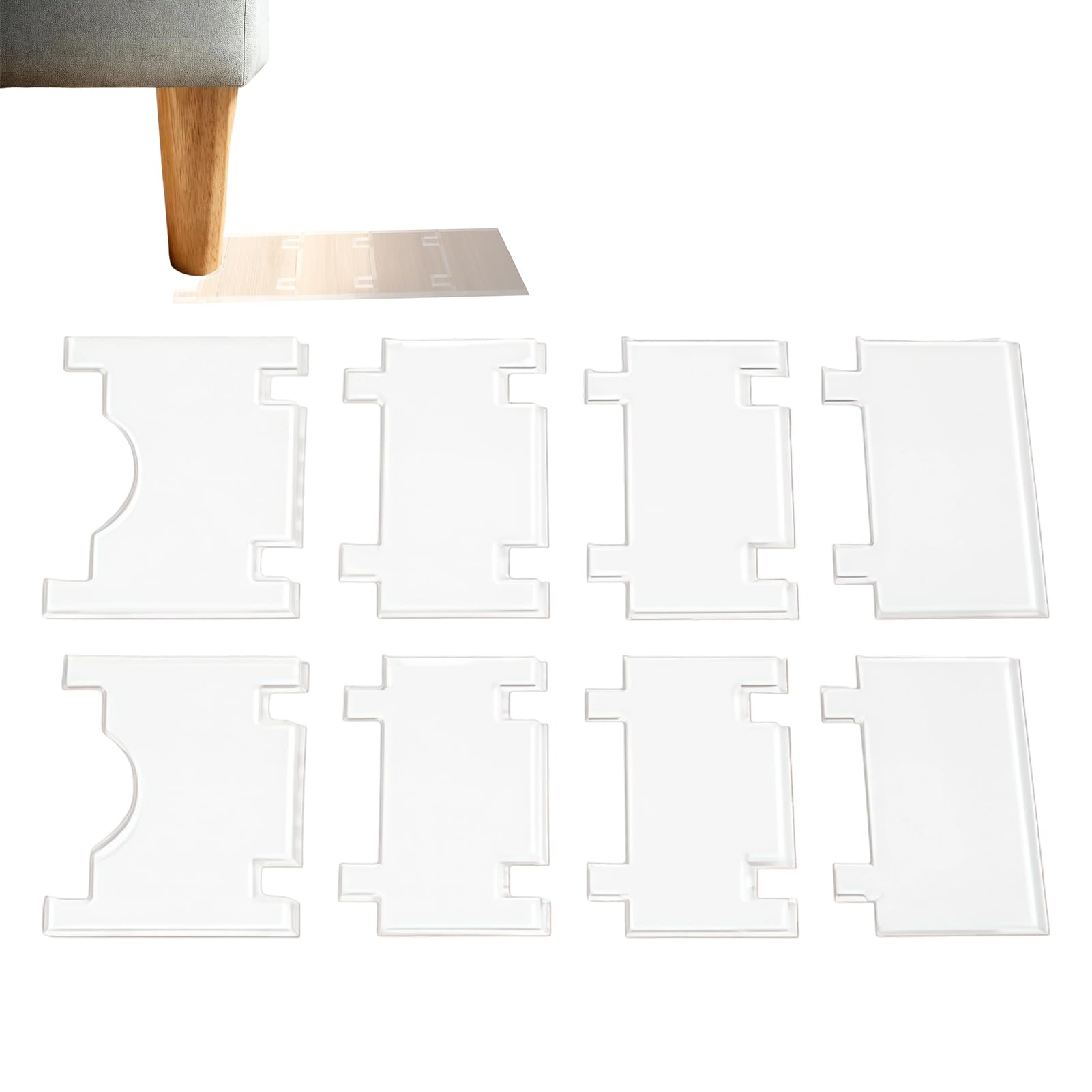 Protecteur de mur acrylique pour locataires contre les traces de meubles