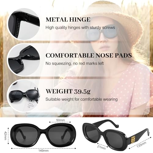 MARE AZZURO Polarized Sunglasses for Women Men UV400 Protection Sunnies Trendy Shades Sun Glasses4