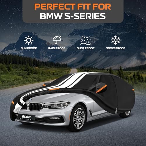 Image of Kayme Heavy Duty Car Cover Custom Fit for BMW M5 5 Series (2003-2026)