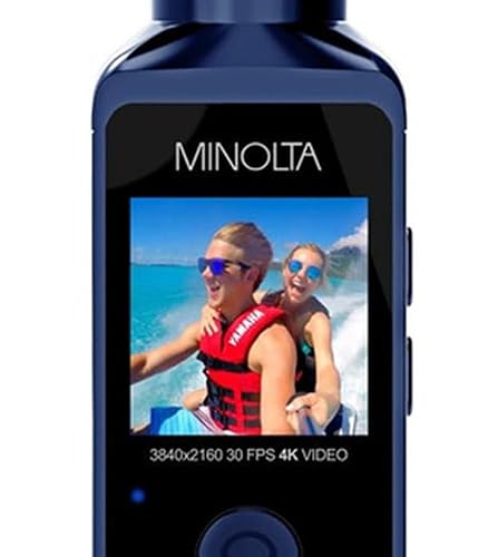 Amazon.com : Minolta 4K Ultra HD Pocket Camcorder – WiFi Enabled