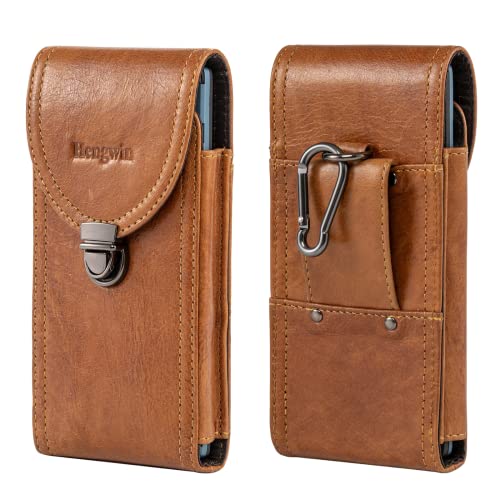 Étui pour téléphone en cuir véritable pour iPhone 17 Pro Max avec clip de ceinture robuste