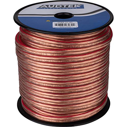 Audtek 12 AWG CCA Speaker Wire 100 ft. Spool