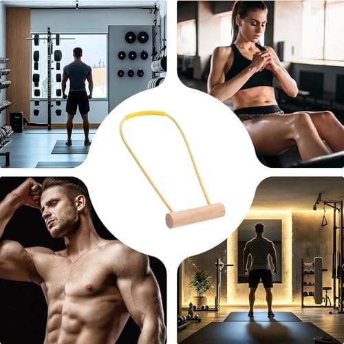 Bande élastique pour l'exercice de musculation avec poignée - 4