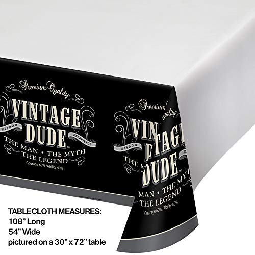 Vintage Dude 50Th Birthday Party Supplies Kit, Serves 8 #TOP6