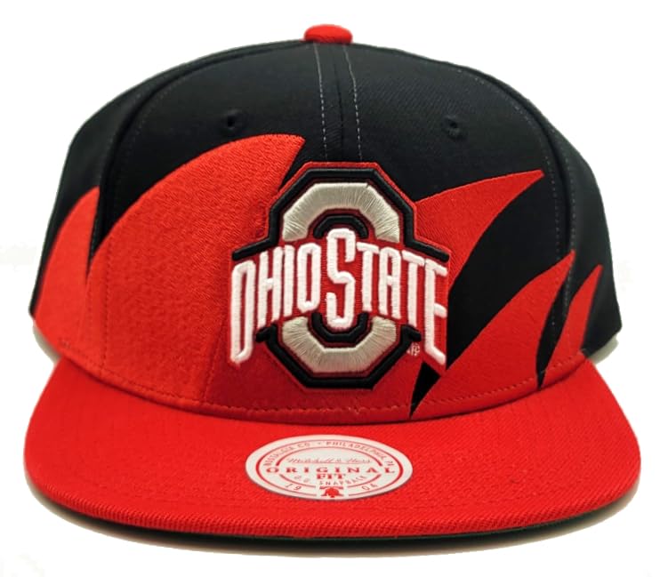 Mitchell & Ness Ohio State University Buckeyes Gorra Snapback miniatura 1