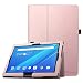 Produktbild Fintie Lenovo Tab4 10 / Tab4 10 Plus Hülle - Folio Kunstleder Schutzhülle Tasche Etui Case mit Auto Schlaf/Wach Funktion für Lenovo Tab 4 10 / Tab 4 10 Plus (10 Zoll) Tablet-PC, Roségold