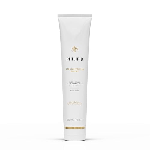PHILIP B Baume enderezador 6 oz (6.0 fl oz) | Tratamiento de alisado no químico para lograr un estilo liso, elegante y sin encrespamiento