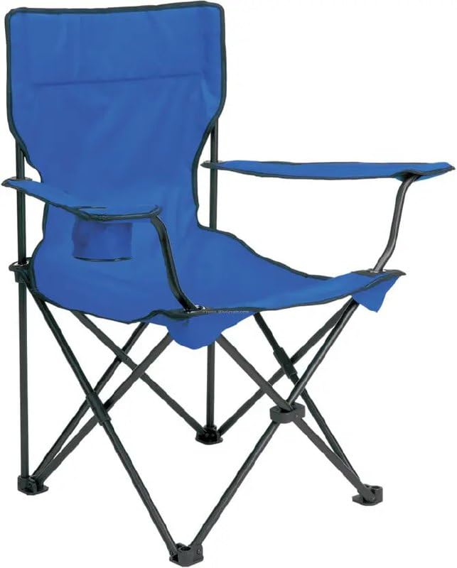pranjal Folding Chair Big - Portable Foldable Nylon Base Fabric Camping Chair for Fishing Beach Picnic Outdoor Chairs (Nevy Blue)-image-19