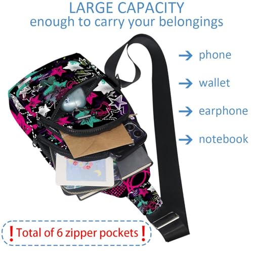 Bolsa de hombro de gran capacidad Multicolor 8, perfecta para senderismo 6