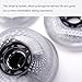 JCXYL EV Light Up Inline Skate Wheels, 68mm 70mm 72mm 76mm 80mm LED Flash Luminous Roller Skate Replacement Wheel w/Bearings ABEC-9,70mm