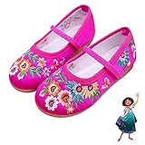 Bkotoo Encanto Mirabel Dress Up Shoes for Girls - Cosplay Isabela Madrigal Princess Costume Shoes (Rose, Toddler, Women, Numeric_9_Point_5, Numeric, us_Footwear_Size_System, Medium)