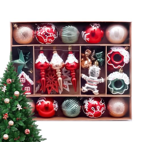 Pendentifs décoratifs à suspendre en version boules de Noël incassables haut de gamme