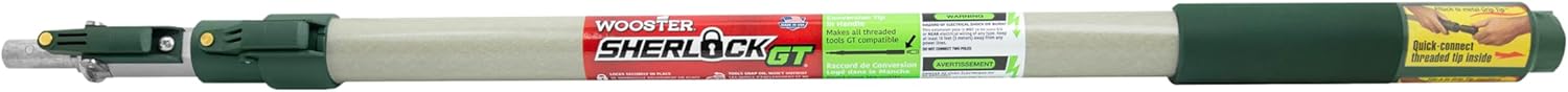 Wooster Brush SR090 Sherlock GT Convertible Extension Pole, 2-4 feet
