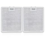 txuzong 2 Stück 5-Schichten Dunstabzugshaube Filter 267x305x9mm - Hochwertige Aluminium Fettfilter für Küchenhauben - Universell Kompatibel für Restaurant und Haushalt (Silber)
