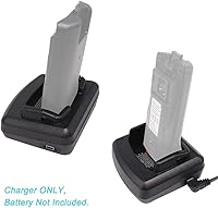 Vista 7 de Cargador rápido compatible con Motorola CP110 RDM2070D RDU4100 RDV5100 RDU2020 RDU2080D RDV2020 RDV2080D RDM2080 RDU4160D Radio RLN6305 RLN6308