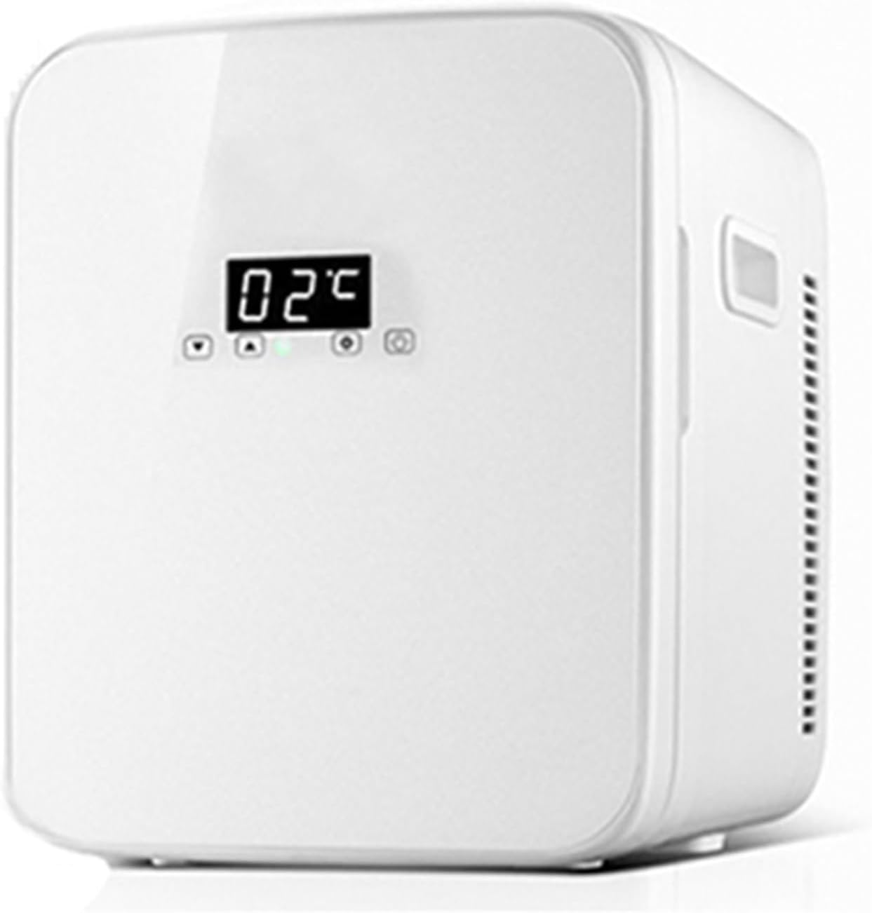 Compact Refrigerator, Mini Portable White Personal Fridge, Thermoelectric Small Fridge for Skincare, Snacks, Food, Cosmetic