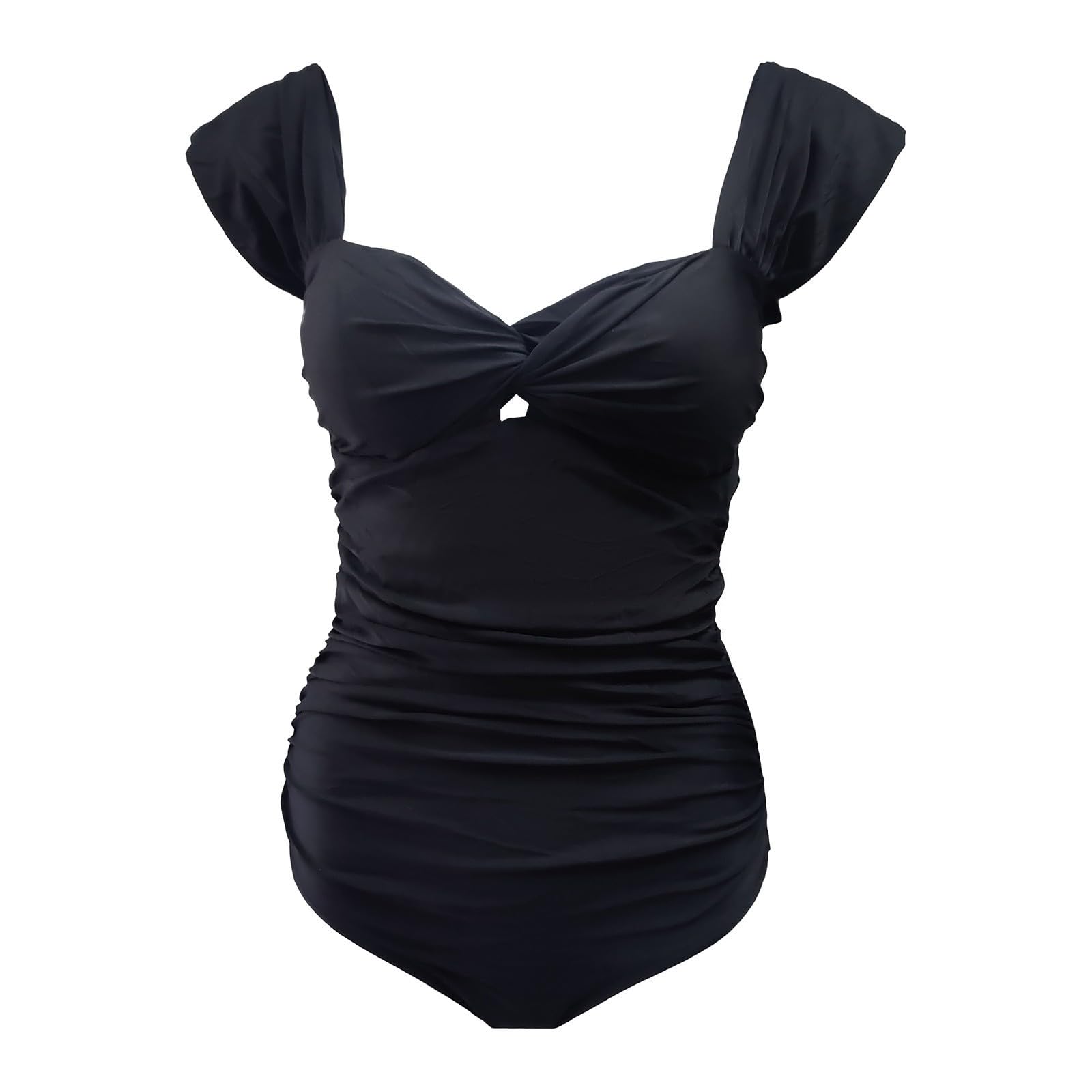 Damski strój kąpielowy z nogawkami, jednoczęściowy strój kąpielowy, wygląd retro bikini Strój kąpielowy, kobiecy wygląd Stroje kąpielowe, stroje kąpielowe dla kobiet, wyściełane, wyszczuplające