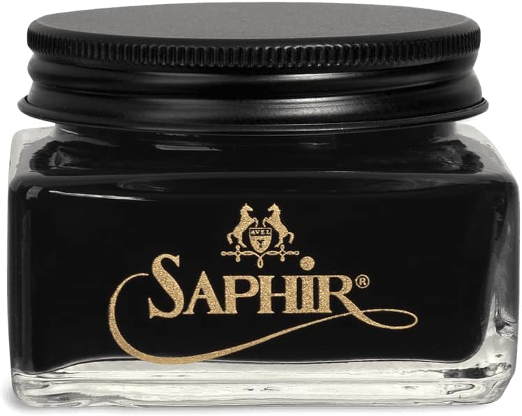 SAPHIR Medaille d’Or Oiled Leather Cream with Neatsfoot Oil for Nourishing and Water Repellence