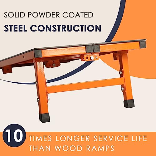MR Skateboard Ramp, Foldable Skateboard Jump Ramp, Portable Skateboard Launch Ramp, Heavy Duty Skateboarding Jumps, Indoor and Outdoor Skateboard Wedge for Skateboard, Bike, Scooter, BMX, Dirt Bike