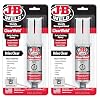 J-B Weld ClearWeld 5 Minute Epoxy, Clear, Syringe, 2 Pack, 50112-2