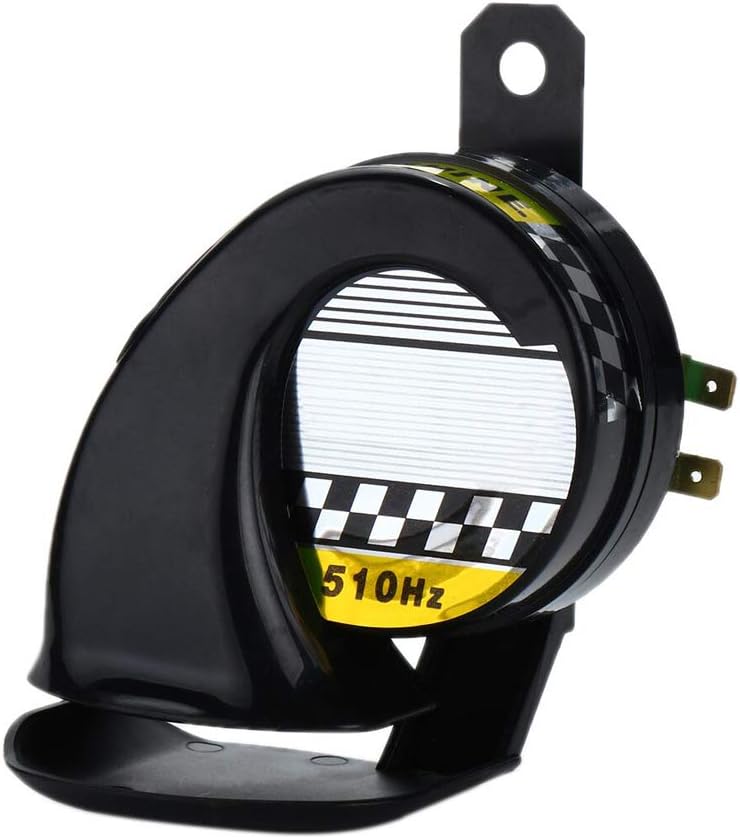 Universal Car Motorcycle Motorbike Truck Boat 130DB Electric Loud Snail Air Horn Siren Waterproof 12V Black