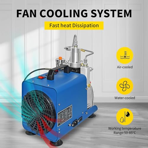 Image of YONGHENG 4500Psi Pcp Air Compressor,Digital Control System,High Pressure Air Compressor Pump,for Air Gun Scuba Rifle,Perfect for Filling Air Rifle Filling
