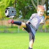 Arcjunys Fußball Kick Trainer Fussball Trainingszubehör Kicktrainer Fußball Training Fußballtraining Football Kick Trainer Verstellbarem Taillengürtel für Ball 3 4 und 5