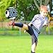 Arcjunys Fußball Kick Trainer Fussball Trainingszubehör Kicktrainer Fußball Training Fußballtraining Football Kick Trainer Verstellbarem Taillengürtel für Ball 3 4 und 5