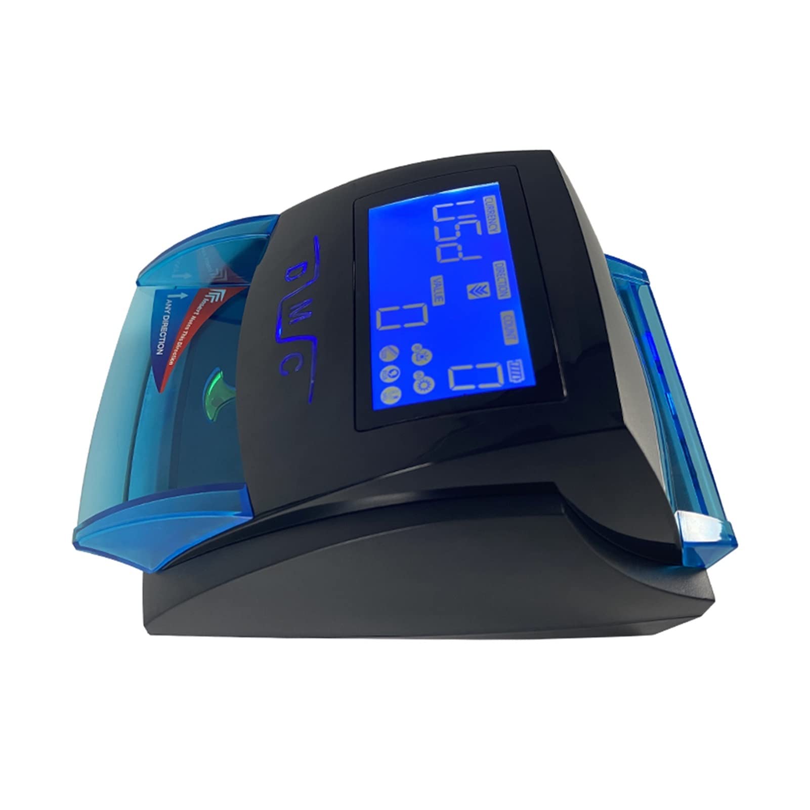 Money Counter Machine XD-520B USD EUR MYR THB LBP Counter Counter False Note Detector con rilevatore di denaro for inserimento a 4 lati