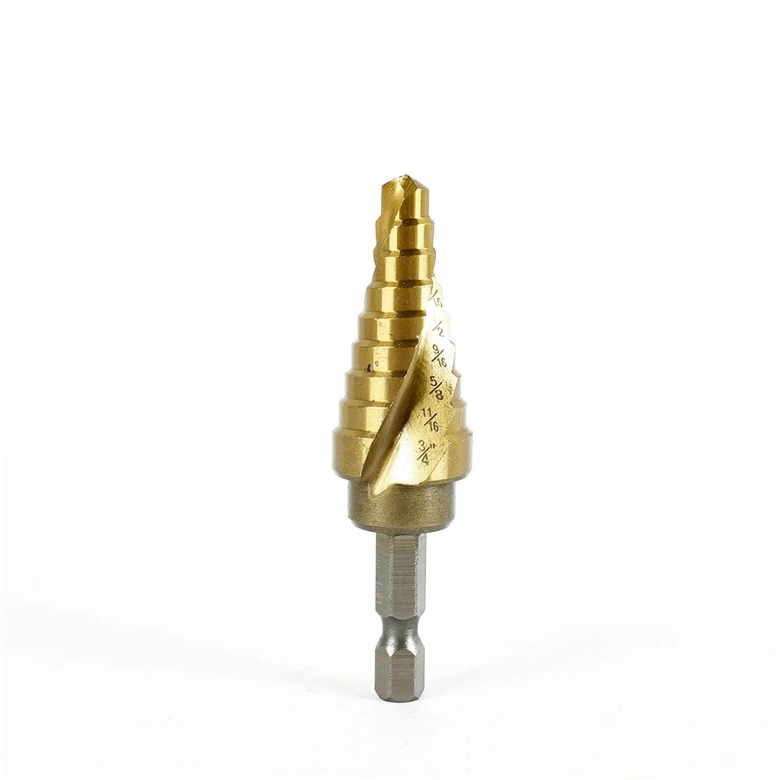 Punta A Scalare Set Di Punte for Trapano A Gradini Da 6 Pezzi | Punzone centrale con due scanalature dritte for metallo, alluminio, legno e plastica