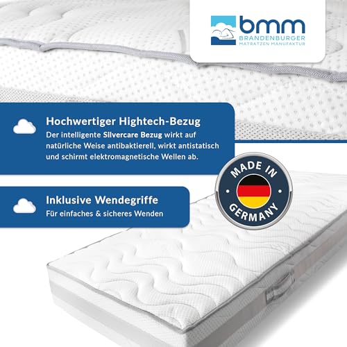 BMM Matratze 180x200cm Komfort 23 H4 extra fest/Kaltschaummatratze Öko-Tex...