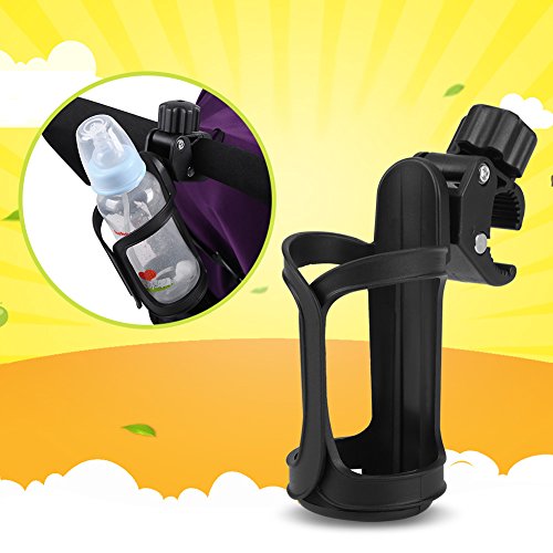 Miniatura 8 de Fdit Porta Botellas Silla Ruedas Portabidon De Agua Para Bebé Carritos Aluminio Portabotellas Universales Para Portabebidas Silla De Ruedas Portavasos Universal Con 360 Grados Rotación