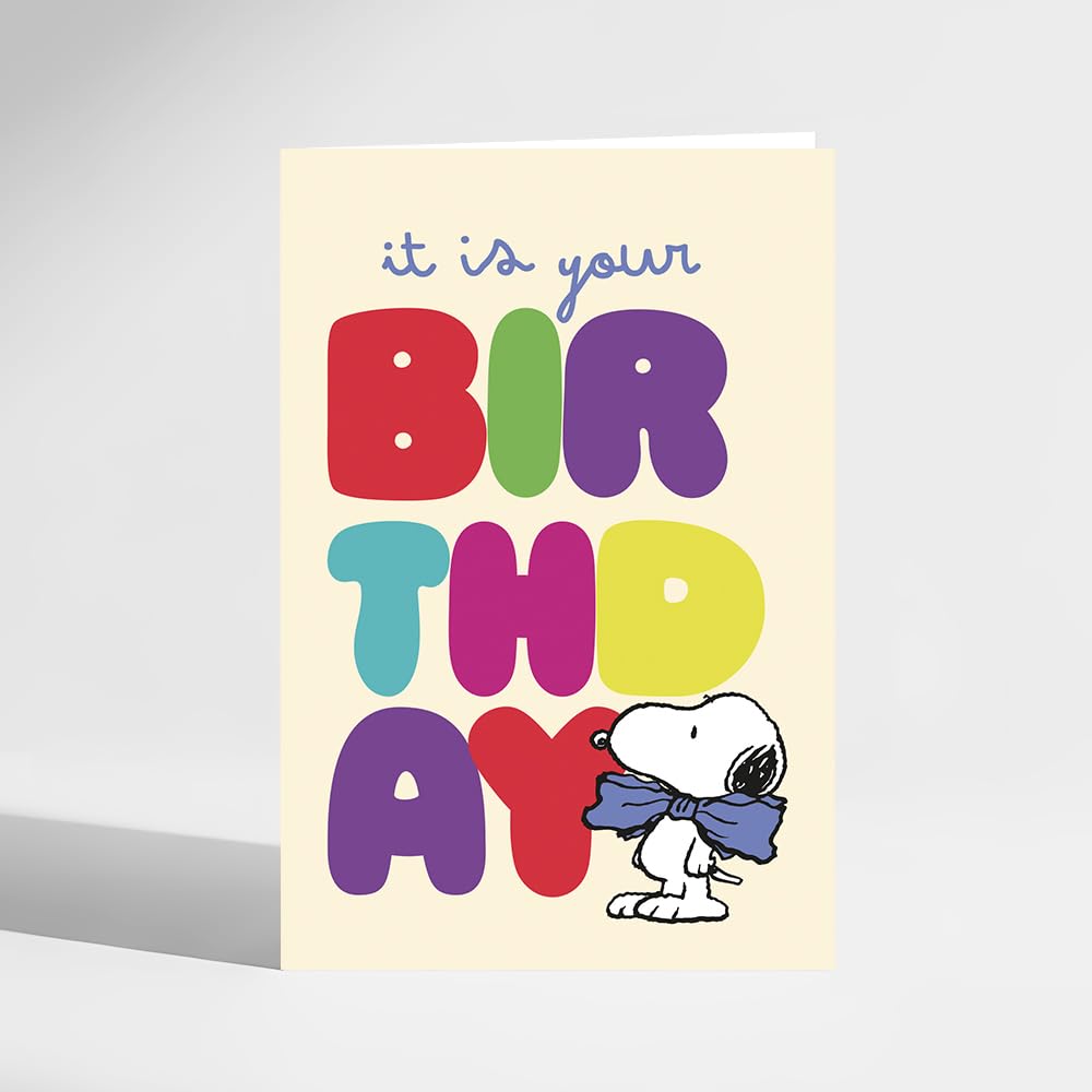 Braun & Company Snoopy Peanuts Woodstock Greeting Card - Original Licensed Design | 11.5 x 17 cm with Matching Envelope | Pack of 6 (5000-26002) - Image 3