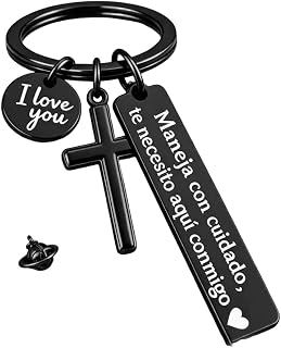 Generic Gold-Plated Round and Square Stainless Steel Keychains, Laser-Engraved Cross Keychains, Gold-Plated Round Engraved Keychains
