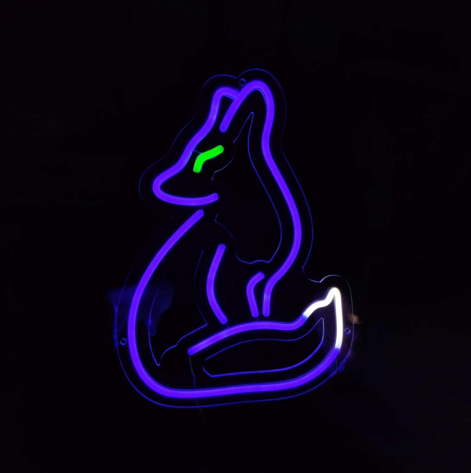 Wiszące neony artystyczne Neonowa Lampa LED Z Motywem Zwierzątka, Regulowana Jasność, Do Pokoju Dziecięcego, Baru, Na Imprezę, Do Domu, Hotelu, Klubu, Wisząca, 38cm(Niebieski)