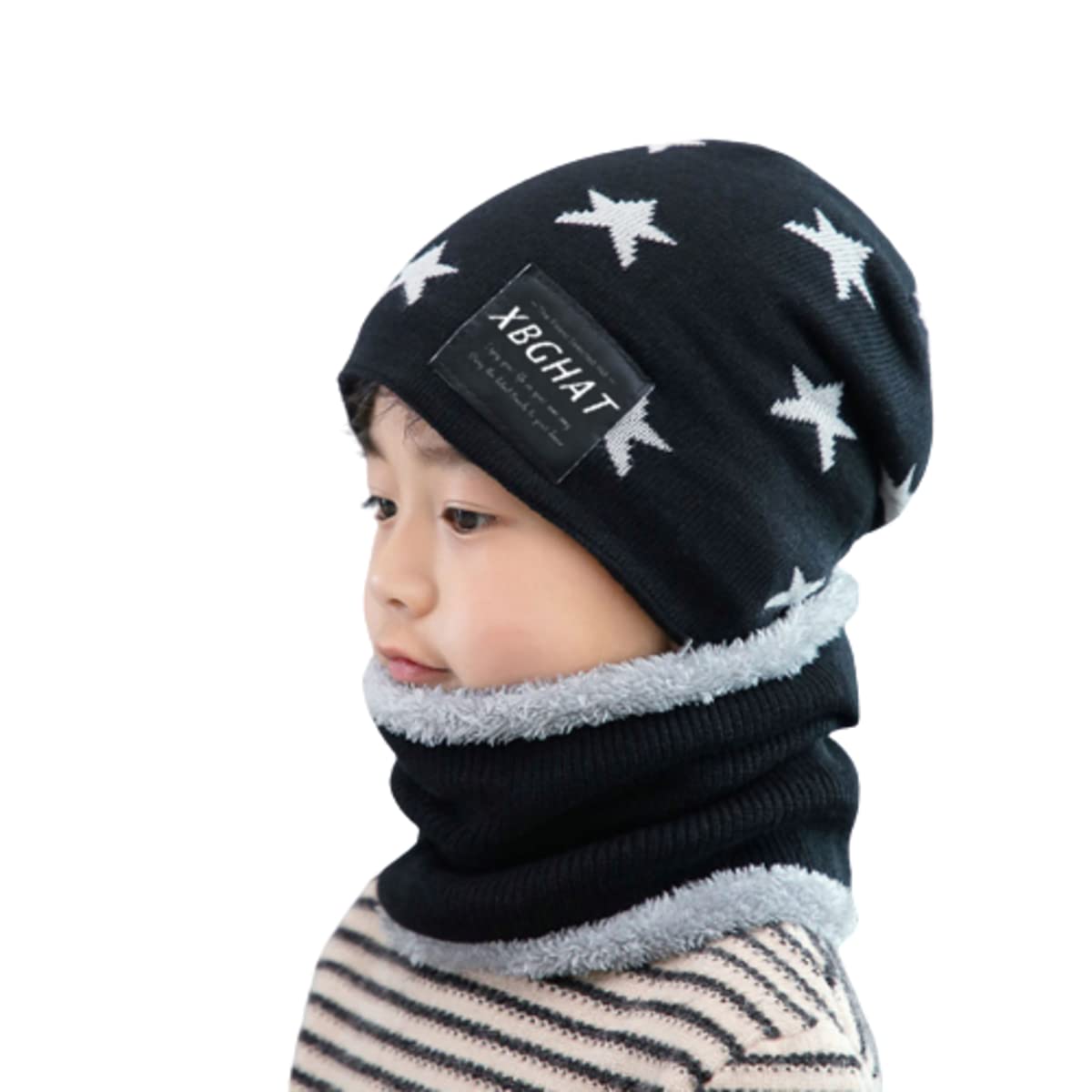 MOMISY Kids Winter Hat and Scarf Set, 2Pcs Warm Knit Beanie Cap and Scarf for 5-10 Years Old Boys and Girls - Review, Price and Buying Guide
