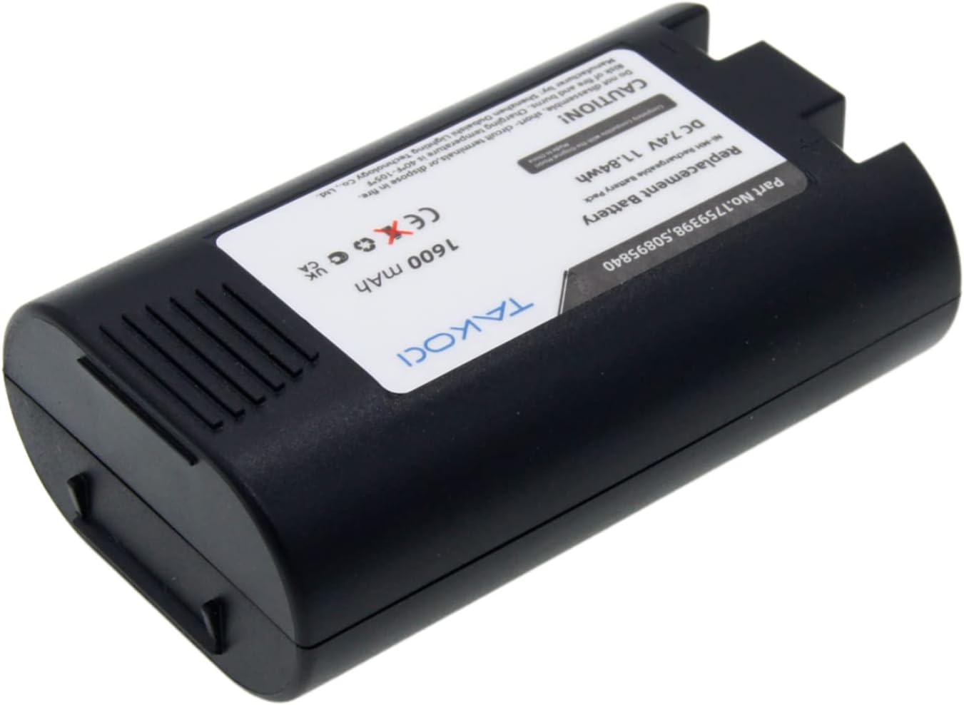 S0895840 Battery Replacement Battery for Rhino 4200 Rhino 5200 LabelManager 420P LabelManager 360D LM420P LM360D R5200 3M PL200 Label Printer 1759398-1600mAh
