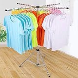 Luckincolt Collapsible Clothes Rack Foldable Portable Space Saving Clothes Drying Rack High Capacity