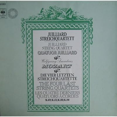 mozart: the last four string quartets LP