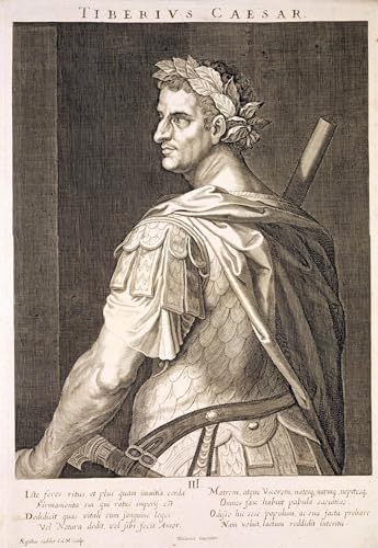 Toile Tibère César empereur poster | Art mural décoration bureau affiche Tiziano 60x90