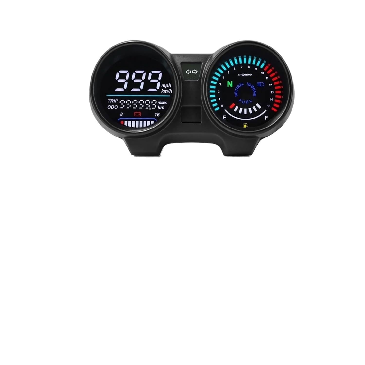 Brazil CG/Titan 150 2010 2012 LCD Digital Dashboard 15000rpm Motorcycle Instrument Tachometer Speedometer Odometer