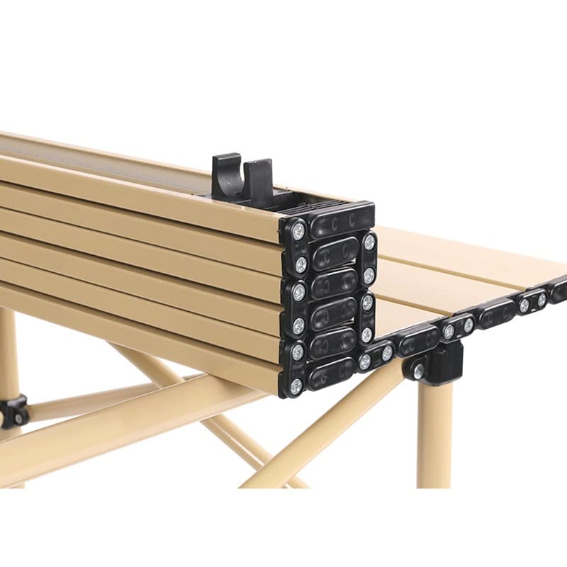 Table de pique-nique pliante aluminium table camping légère et compacte 95cm