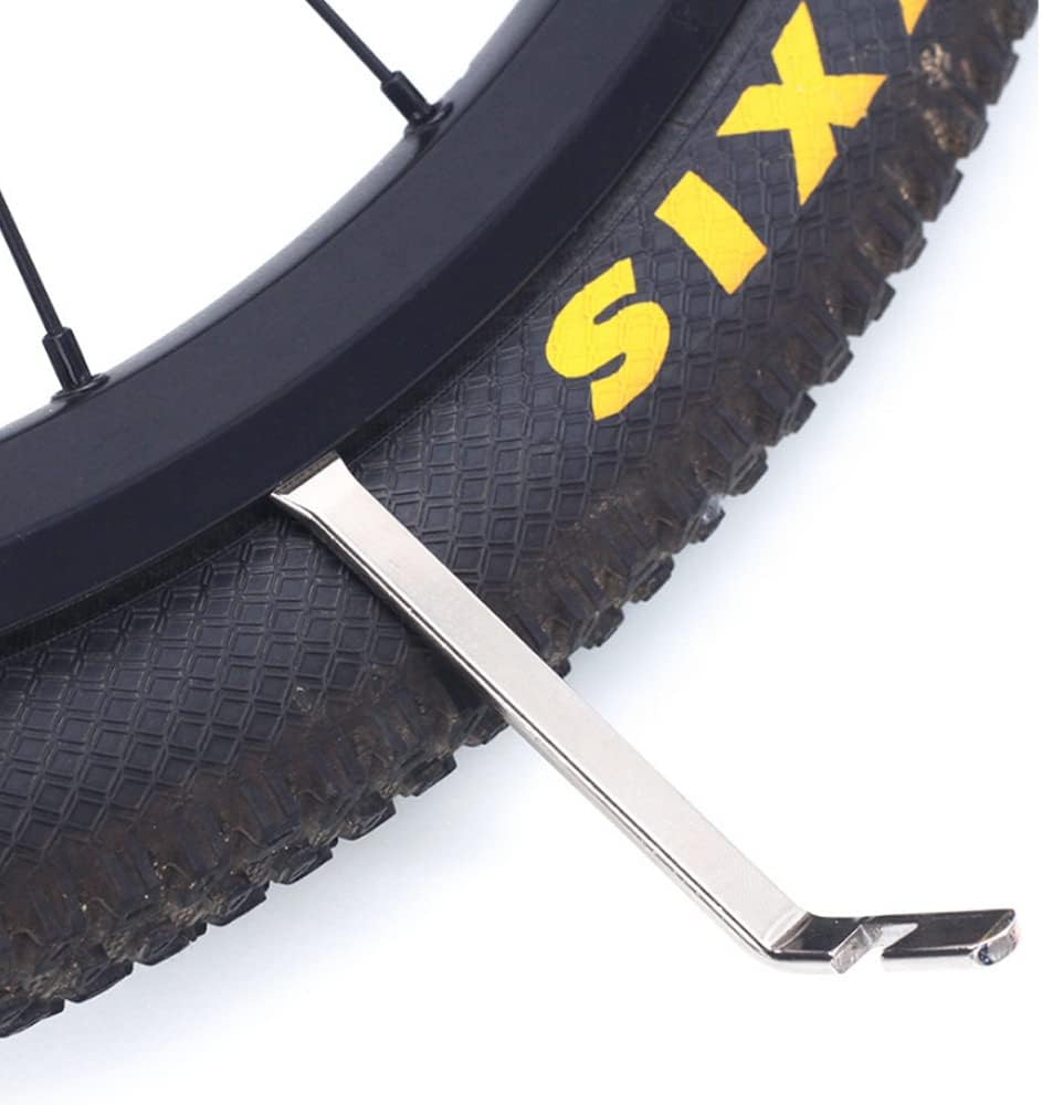 WEIWEIBEIER 3PCS Cycling Bicycle Tyre Tire Spoon Repair Removal Tools Steel Flat Tire Pry Bar Stick Tire Bike Accessories