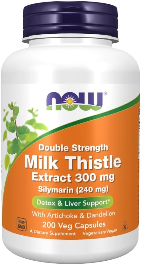Nu Supplementen Mariadistel Extract, Dubbele Sterkte 300 mg Veg Capsules 200 Veg caps