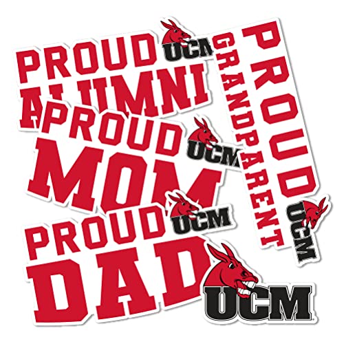Desert Cactus University of Central Missouri Sticker UCM Mules Vinyl Decal Laptop Water Bottle Car Scrapbook (Family Full Sheet)
