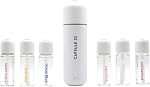 Diffuseur de parfums de voiture, (modifié) Air désodorisant, diffuseur sans eau, ultrasonore intelligente Air Refroidisseur avec 6 Parfums premium, Automatique (Off/Off), Cadeau de voiture pour hommes et femmes (Noir)