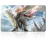 Angel of Serenity - Board Game TCG Playmat - 23.6x13.8 inches - Compatible for TCG MTG Playmat Free Bag
