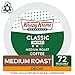 Krispy Kreme Classic Decaf, Single-Serve Keurig K-Cup Pods, Medium Roast Coffee Pods, 72 Count