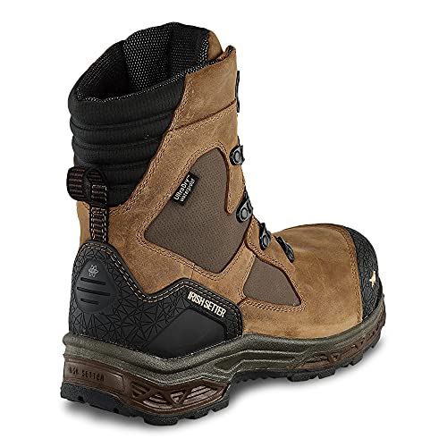 Irish Setter Work Men's Kasota Construction Shoe, Brown, 8 Xx-Wide #TOP4