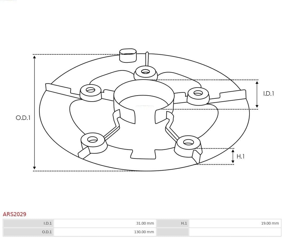 AS-PL ARS2029 Alternator Discs for Rectifier & Regulator Sets/Alternator Rectifier and Regulator Disc